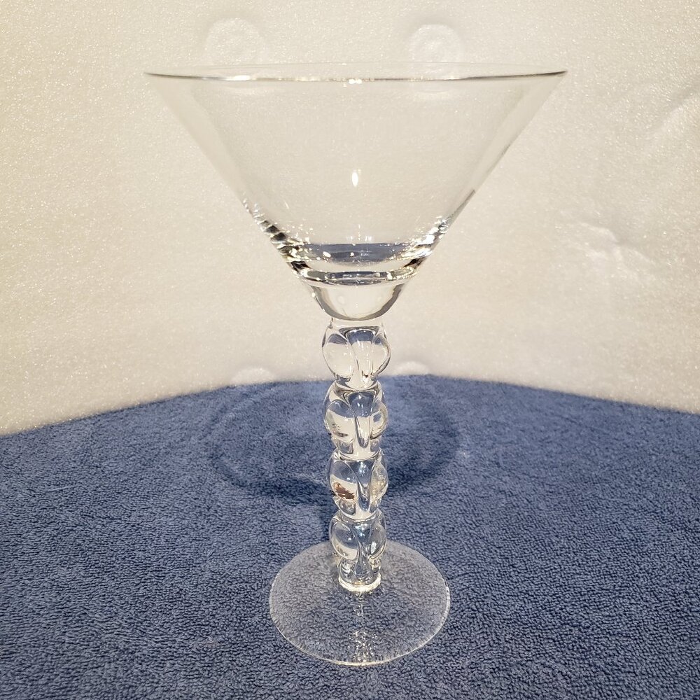 Crystal Martini Glass 8.5''